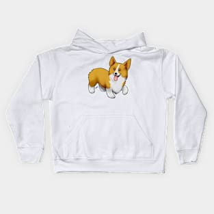 Dog - Pembroke Welsh Corgi - Tan Kids Hoodie